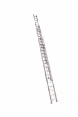Трехсекционные лестницы Алюмет с канатной тягой серия SR3