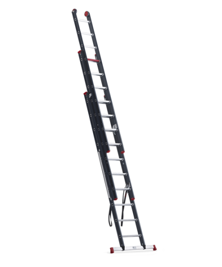 ALTREX Atlantis Трехсекционная анодированная лестница 3Х12 ступ. (арт. 119312)
