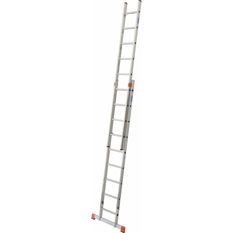 KRAUSE Fabilo Двухсекционная выдвижная лестница 2Х15 ступ. (арт. 120939)