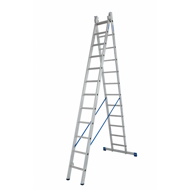 KRAUSE Stabilo Двухсекционная лестница 2x9 ступ. (арт. 133472)