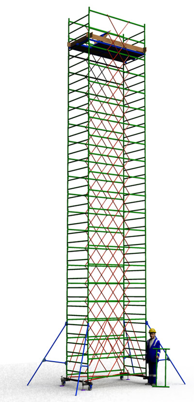 Вышка тура строительная ТТ2400РН (12,50)