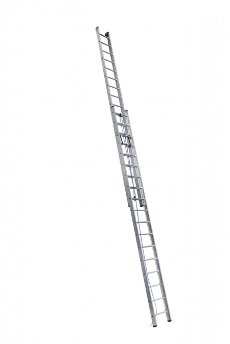 ALUMET Лестница двухсекционная 2Х12 ступ. проф. с канатной тягой серия SR2, (арт. 3212)