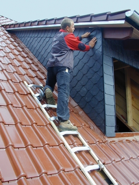 KRAUSE Лестница для крыши деревянная 10 ступ. (арт. 804211)