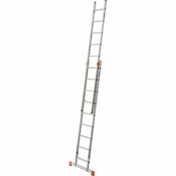 KRAUSE Fabilo Двухсекционная выдвижная лестница 2Х9 ступ. (арт. 129277)
