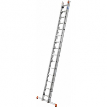 KRAUSE Robilo Лестница двухсекционная выдвигаемая тросом 2Х15 ступ. (арт. 129840)