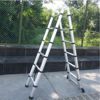 Телескопическая лестница-стремянка 5.60 м 2х9 ступ.