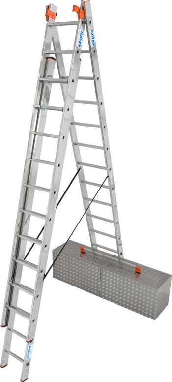KRAUSE Tribilo Универсальная 3-секционная лестница 3x12 ступ. с доп. функ. (арт. 120977)