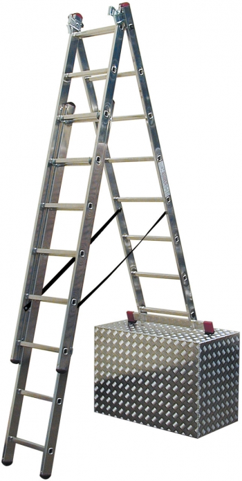 KRAUSE Corda Алюминиевая лестница с доп. функцией 3Х8 ступ. (арт.013385)