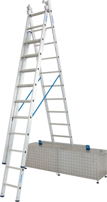 KRAUSE Stabilo Профессиональная 3-секционная лестница с доп.функцией 3Х10 ступ. (арт. 133762)