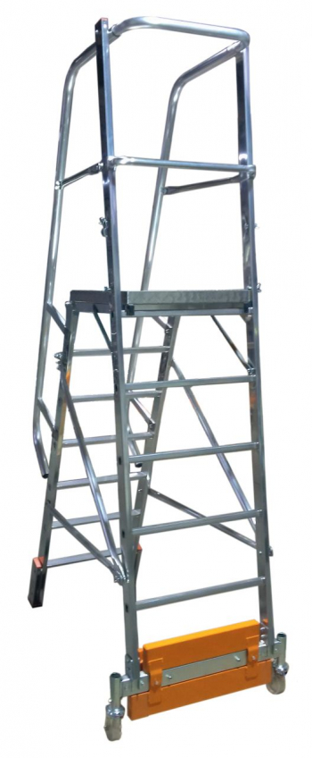 KRAUSE Stabilo Vario Kompakt Лестница с платформой 7 ступ. траверса 750 (арт. 833020)