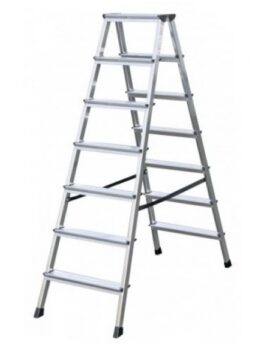 KRAUSE Dopplo Лестница-стремянка двухсторонняя 2X7 ступ. (арт. 120366)