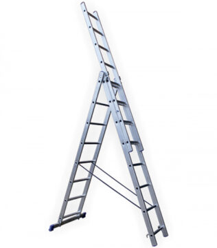 STAIRS Универсальная трехсекционная лестница 3х8 ступ. (арт. AL308)